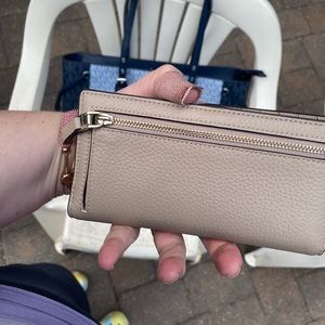 Kate spade cream leather wallet purchased online at Kate spade.com no marks